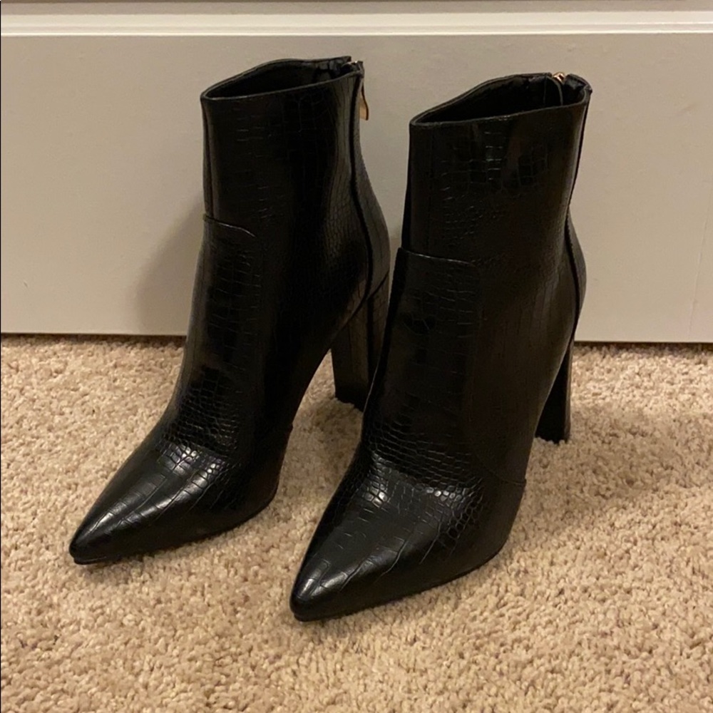 Billini Faux croc boot